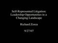 Watch video: The Access to Justice Crisis: the Challenge of Unrepresented Litigants