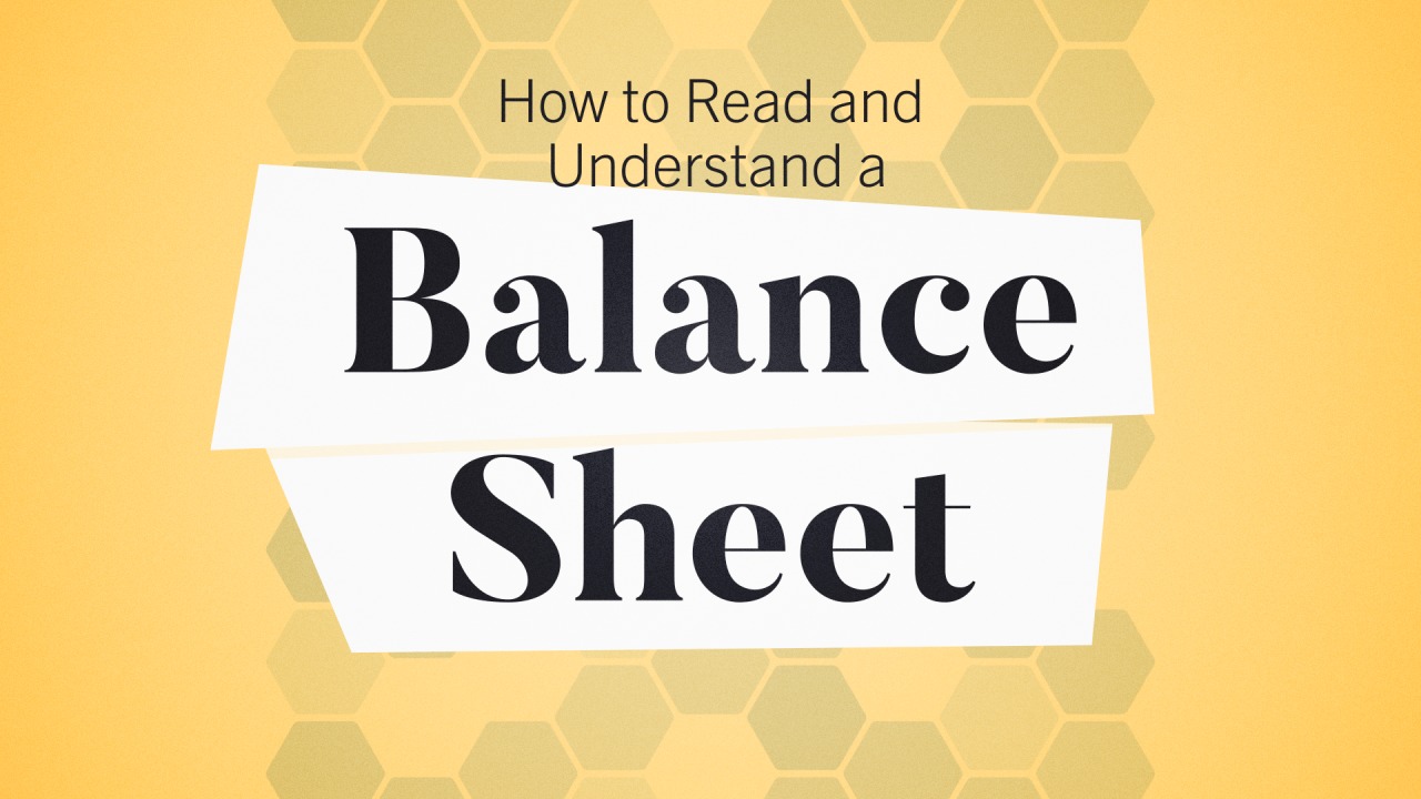 balance sheet example for business plan