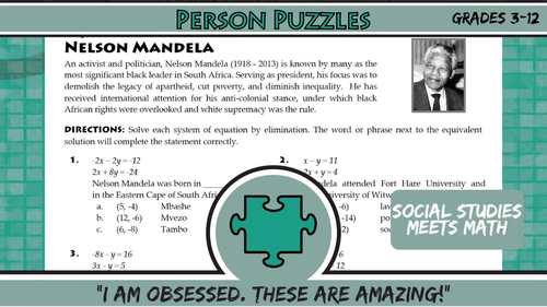 Person Puzzle - Scientific Notation - Rosalind Franklin Worksheet