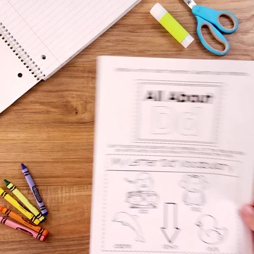 Interactive Notebook Alphabet by Simply Kinder TpT