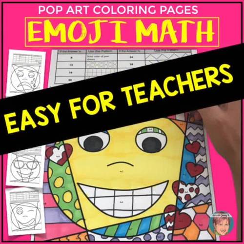 Emoji Math Fact Review Activity: Times Tables Coloring ...