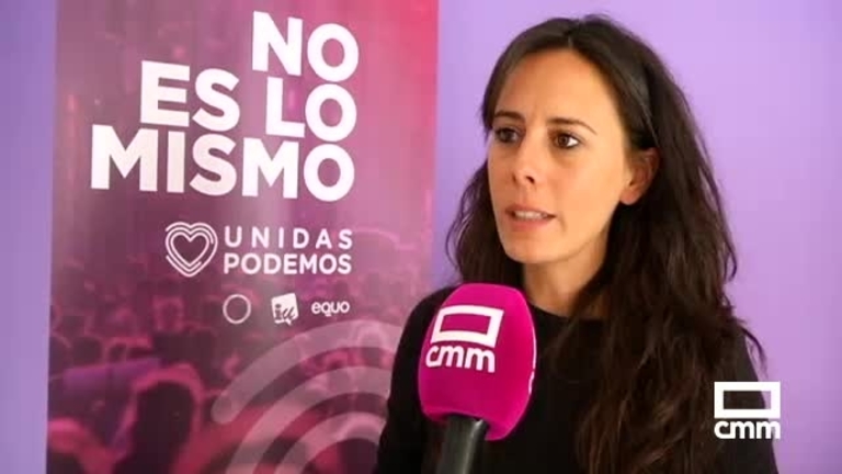 Unidas Podemos: Nieves Peinado asegura que su partido representa la única garantía de aplicar políticas progresistas