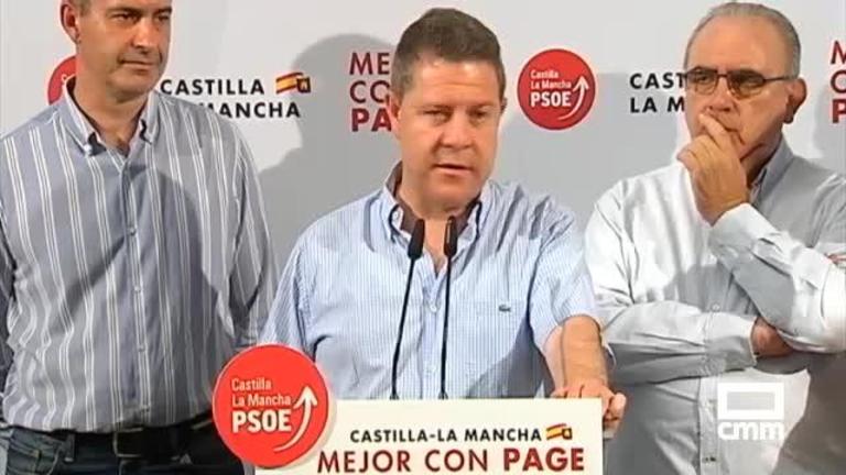 PSOE: García-Page, en la provincia de Toledo, se opone al trasvase aprobado por el Gobierno español