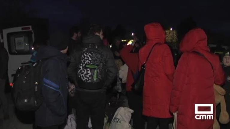 Llegan a Albacete 42 refugiados ucranianos con Bomberos Sin Fronteras
