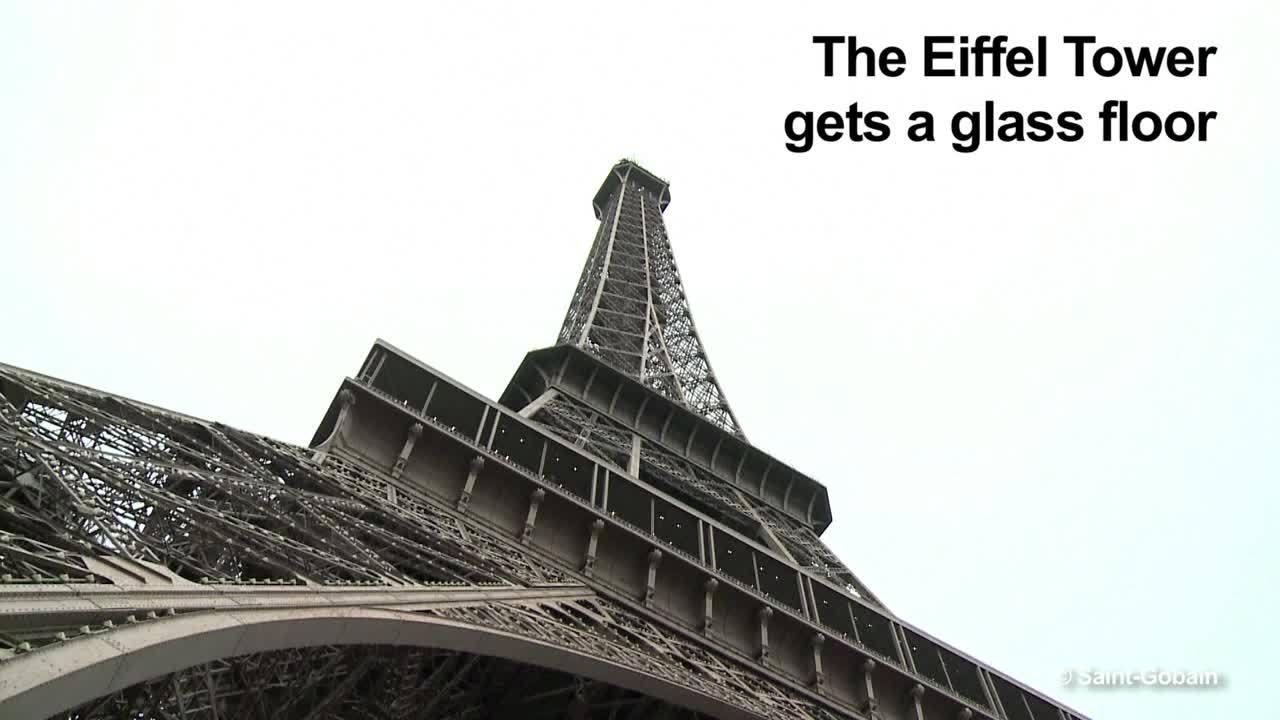 Glass Floor For The Eiffel Tower Saint Gobain